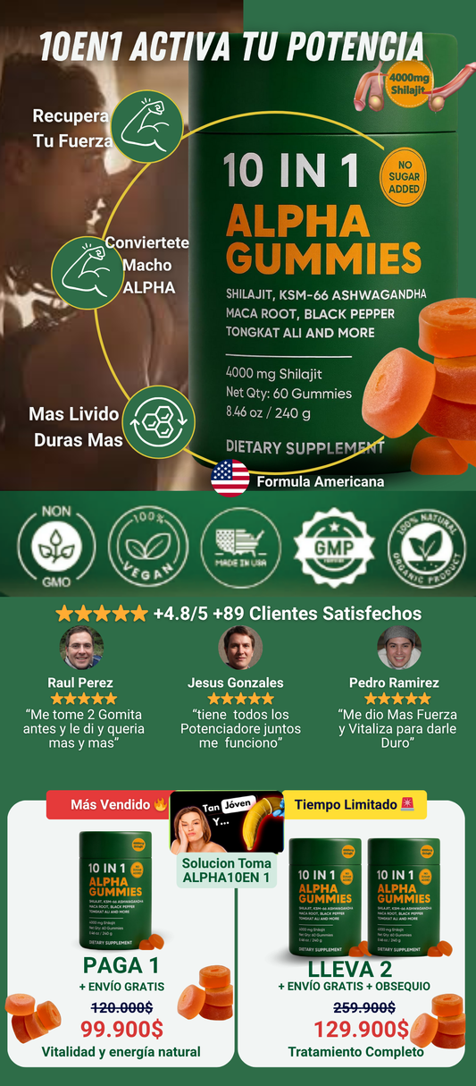 10EN1 ALPHA GUMMIES ORIGINAL